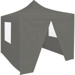 Vidaxl Partytent Met 4 Zijwanden Inklapbaar 2x2 M Staal Antraciet - Gris