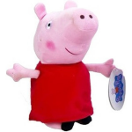 Peppa Pig Pluche /big Knuffel In Rode Outfit 28 Cm Speelgoed - Cartoon Varkens/biggen Knuffels - Speelgoed Voor Kinderen - Roze