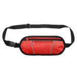 Heuptasje/buideltasje 28 X 12 Cm - Reflecterend - Rode Heuptassen/fanny Pack Voor Op Reis/onderweg - Rood