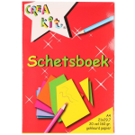 Schetsboek A4 Gekleurd Papier - 20 Vellen - Tekenboeken A4 Papier - Wit