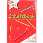 Schetsboek A5 Papier - 50 Vellen - Tekenboeken A5 Papier - Wit