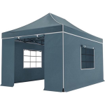 Lizzely Garden & Living Easy Up 3x4,5m Luxe Partytent - Grijs