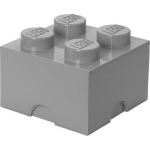 Lego Set Van 2 - Opbergbox Brick 4, - - Grijs