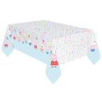 Amscan Tafelkleed Peppa Pig 120 X 180 Cm Pvc/blauw - Wit