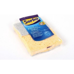 Sorbo 4x Krasvrije Viscose Schuursponsjes / Schoonmaaksponzen 11 X 7 X 4 Cm - Schoonmaakartikelen / Afwasaccessoires