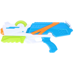 1x Waterpistolen/waterpistool/blauw Van 41 Cm Kinderspeelgoed - Waterspeelgoed Van Kunststof - Wit