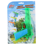 1x Waterpistolen/waterpistool Klein Van 18 Cm Kinderspeelgoed - Waterspeelgoed Van Kunststof - Groen