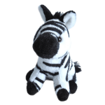 Wild Republic Knuffel Zebra Junior 13 Cm Pluche/wit - Zwart