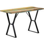 Vidaxl Eettafel 120x60x76 Cm Massief Gerecycled Hout