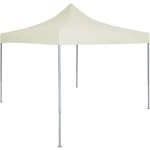 Vidaxl Partytent Professioneel Inklapbaar 2x2 M Staal Crème