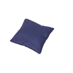 Madison 4 stuks! Pillow 60x60 blue piping Panama safier blue - Blauw
