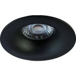 BES LED Spot Armatuur Gu10 - Pragmi Nora Pro - Inbouw Rond - Mat - Aluminium - Ø82mm - Zwart