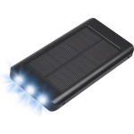 PowerPlus Sparrow - 8.000 Mah Solar Usb Power Bank - Met Ingebouwde 3led Zaklamp - Zwart