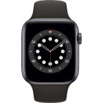 Apple Watch Series 6 - 44 mm - Spacegrijs - Zwart