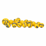 Don Juan Knikkers Glazen Knikkers 42x Yellow And Blue - Buitenspeelgoed - Knikkeren