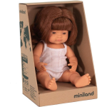 Miniland Babypop Meisje Met Vanillegeur 38 Cm Rossig