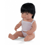 Miniland Babypop Jongetje Met Vanillegeur 38 Cm Pakje - Wit