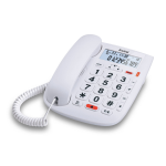 Alcatel Tmax20 Vaste Telefoon Met Groot Lcd Display - Wit