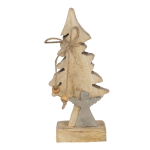 Clayre & Eef Decoratie Kerstboom 7*5*17 Cm Meerkleurig - 6h1909 - - Bruin