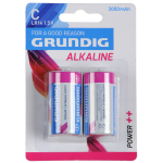 Grundig 2x Alkaline Lr14 C-batterijen 1,5 Volt - Altijd Handig In Huis - Batterijen