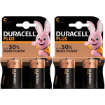 Duracell Set Van 4x C Plus Batterijen 1.5 V - Alkaline - Lr14 Mn1400 - Batterijen Pack