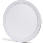 BES LED Led Downlight Pro - Aigi Foka - Inbouw/opbouw - Rond - 24w - Aanpasbare Kleur Cct - Mat - Kunststof - Wit