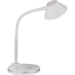 BES LED Led Tafellamp - Trion Berony - 3w - Warm 3000k - Rond - Flexibele Arm - Mat - Kunststof - Wit