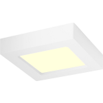 BES LED Led Downlight Slim Pro - Aigi Strilo - Opbouw Vierkant 6w - Warm 3000k - Mat - Kunststof - Wit