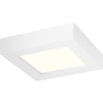 BES LED Led Downlight Slim Pro - Aigi Strilo - Opbouw Vierkant 6w - Natuurlijk 4000k - Mat - Kunststof - Wit