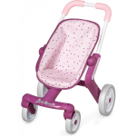 Smoby Baby Verpleegster Pop Wandelwagen - Multidirectionele Wielen - Roze