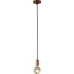 BES LED Led Hanglamp - Hangverlichting - Trion Cardino - E27 Fitting - 1-lichts - Rond - Antiek Koper - Aluminium