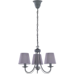 BES LED Led Hanglamp - Hangverlichting - Trion Citra - E14 Fitting - 3-lichts - Rond - Beton - Aluminium - Grijs