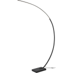 BES LED Led Vloerlamp - Trion Bango - 18w - Warm Wit 3000k - Rechthoek - Mat - Aluminium - Zwart