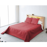 Nightsrest Bedsprei Chanella-grijs Maat: 230x270cm - Rood