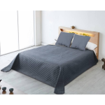 Nightsrest Bedsprei Brooke Lightgrijs-donkergrijs Maat: 230x270cm