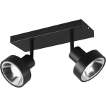 BES LED Led Plafondspot - Trion Leonida - Gu10 Fitting - 2-lichts - Rechthoek - Mat - Aluminium - Zwart