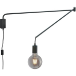 BES LED Led Wandlamp - Wandverlichting - Trion Live - E27 Fitting - Rechthoek - Mat - Aluminium - Zwart