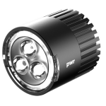 Knog voorlicht PWR Lighthead 1000 lumen 36 mm - Zwart