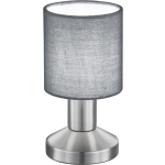 BES LED Led Tafellamp - Tafelverlichting - Trion Garno - E14 Fitting - Rond - Mat - Aluminium - Grijs