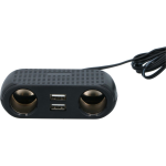 Dunlop 2x Autostopcontact En 2x Usb Aansluiting - 12-24v - 4 Apparaten Tegelijk - Handig Onderweg