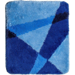 Wicotex Badmat Gestreept 60x90cm - Blauw