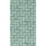 Wicotex Watermat-aquamat Op Rol Zilver Tegels 65cmx15m - Zwart
