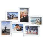 Henzo Fotolijst - Holiday Gallery - Collagelijst Voor 6 Foto's - Fotomaat 10x15 Cm - - Wit