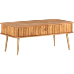 Vidaxl Salontafel 100x50x40 Cm Massief Acaciahout - Bruin