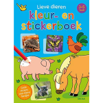 Lieve Dieren Kleur- En Stickerboek