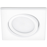 BES LED Led Spot - Inbouwspot - Trion Roluno - 5w - Warm 3000k - Vierkant - Mat - Aluminium - Wit