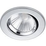 BES LED Led Spot - Inbouwspot - Trion Paniro - Rond 5w - Dimbaar - Warm 3000k - Mat Chroom - Aluminium - Ø80mm - Wit