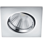 BES LED Led Spot - Inbouwspot - Trion Paniro - Vierkant 5w - Dimbaar - Warm 3000k - Mat Chroom - Aluminium - 80mm - Wit