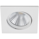 BES LED Led Spot - Inbouwspot - Trion Paniro - Vierkant 5w - Dimbaar - Warm 3000k - Mat - Aluminium - 80mm - Wit