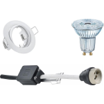 Osram - Led Spot Set - Parathom Par16 930 36d - Gu10 Fitting - Dimbaar - Inbouw Rond - Mat - 3.7w - Warm 3000k - - Wit